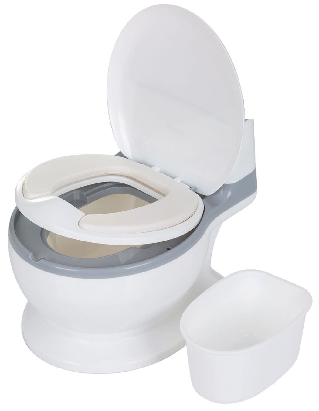 Toaletă-olita muzicală Chipolino - Lux , gri
