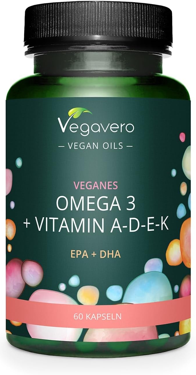 Omega-3 + Vitamin A-D-E-K, 60 capsule, Vegavero