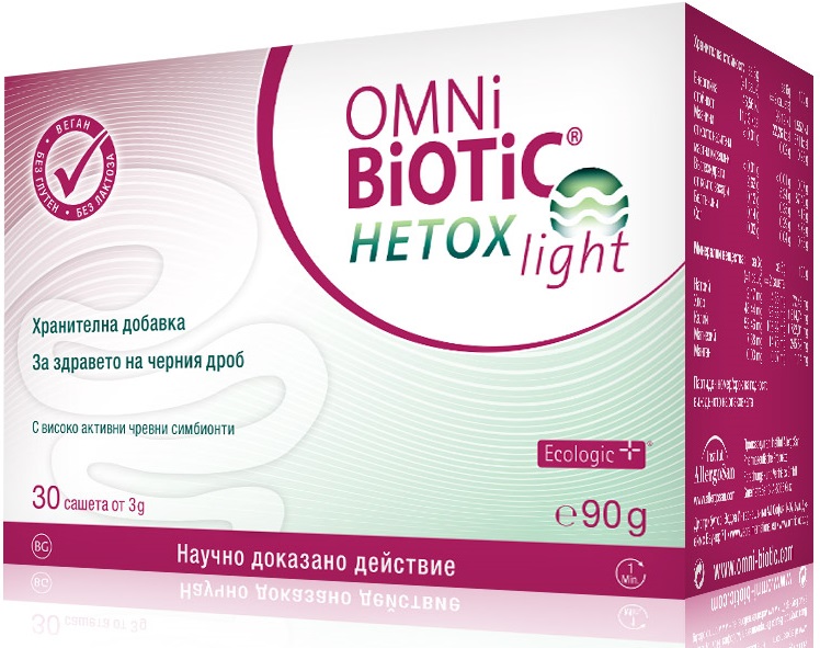 Omni-Biotic Hetox light, 30 pliculețe