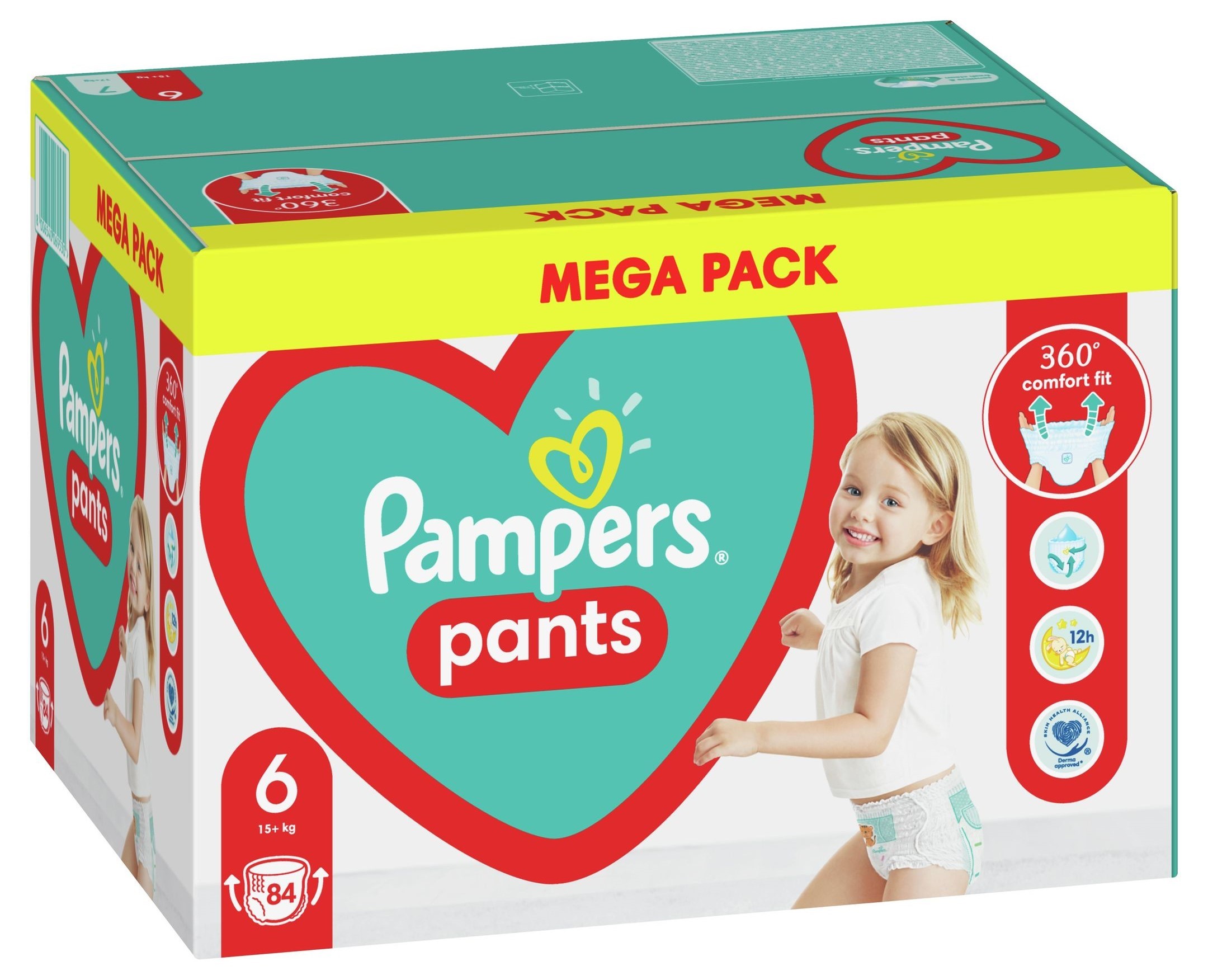 Scutece chilotei Pampers 6, XL, 84 buc.