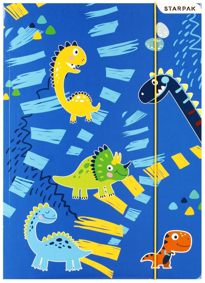 Dosar cu bandă elastică Starpak Dino - A4