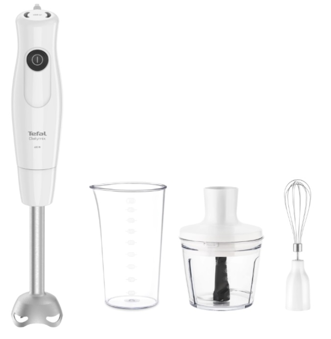 Blender de mână Tefal - HB533138 Dailymix, 600W, 1 viteza, alb