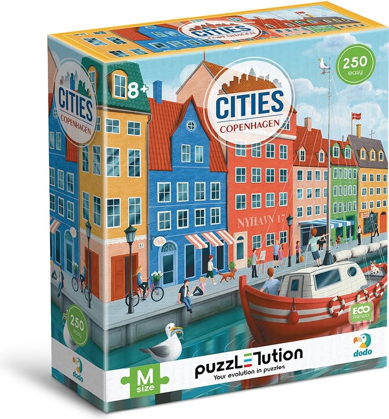 Puzzle DoDo  din 250 piese - Copenhaga
