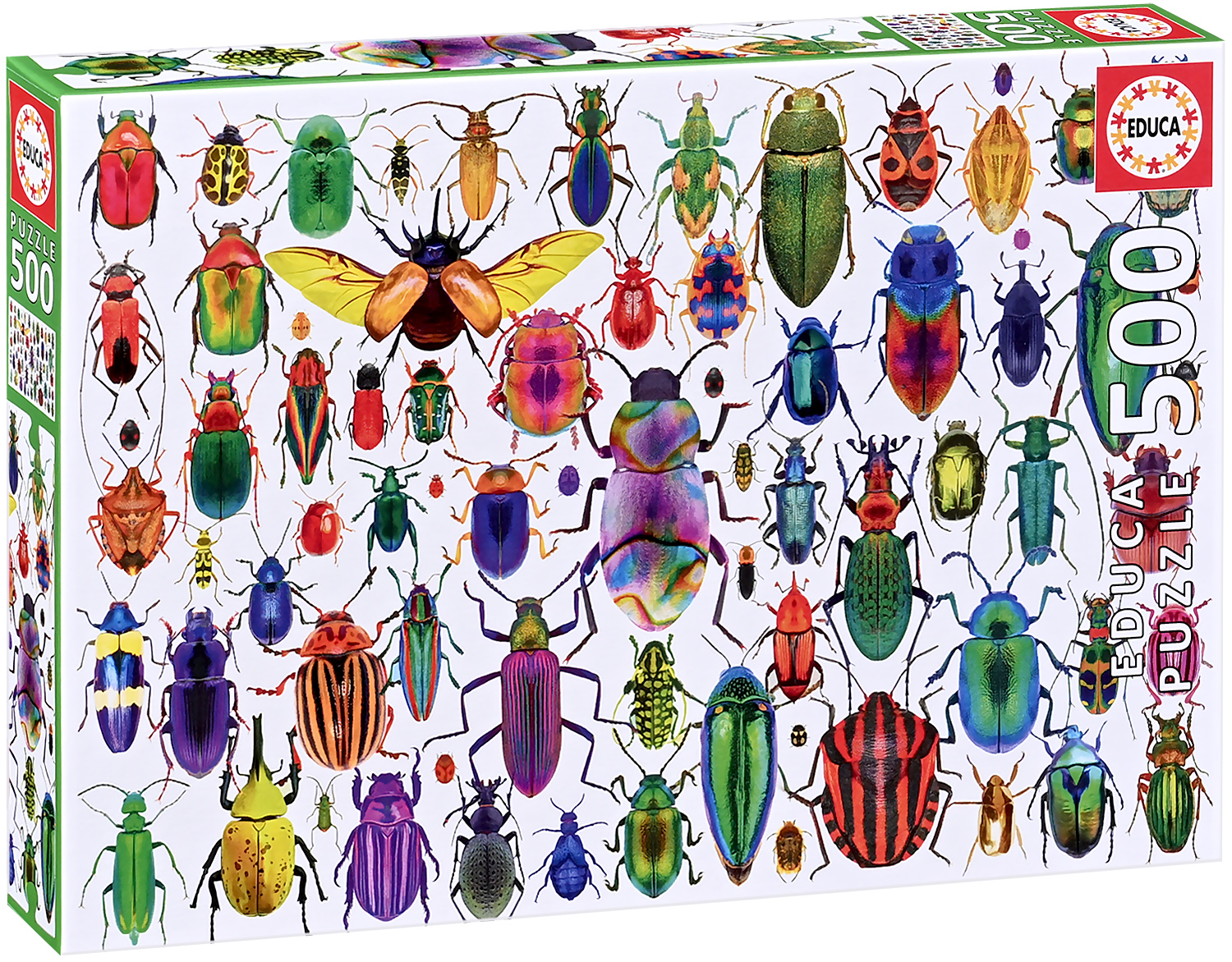 Puzzle Educa din 500 piese - Gândaci