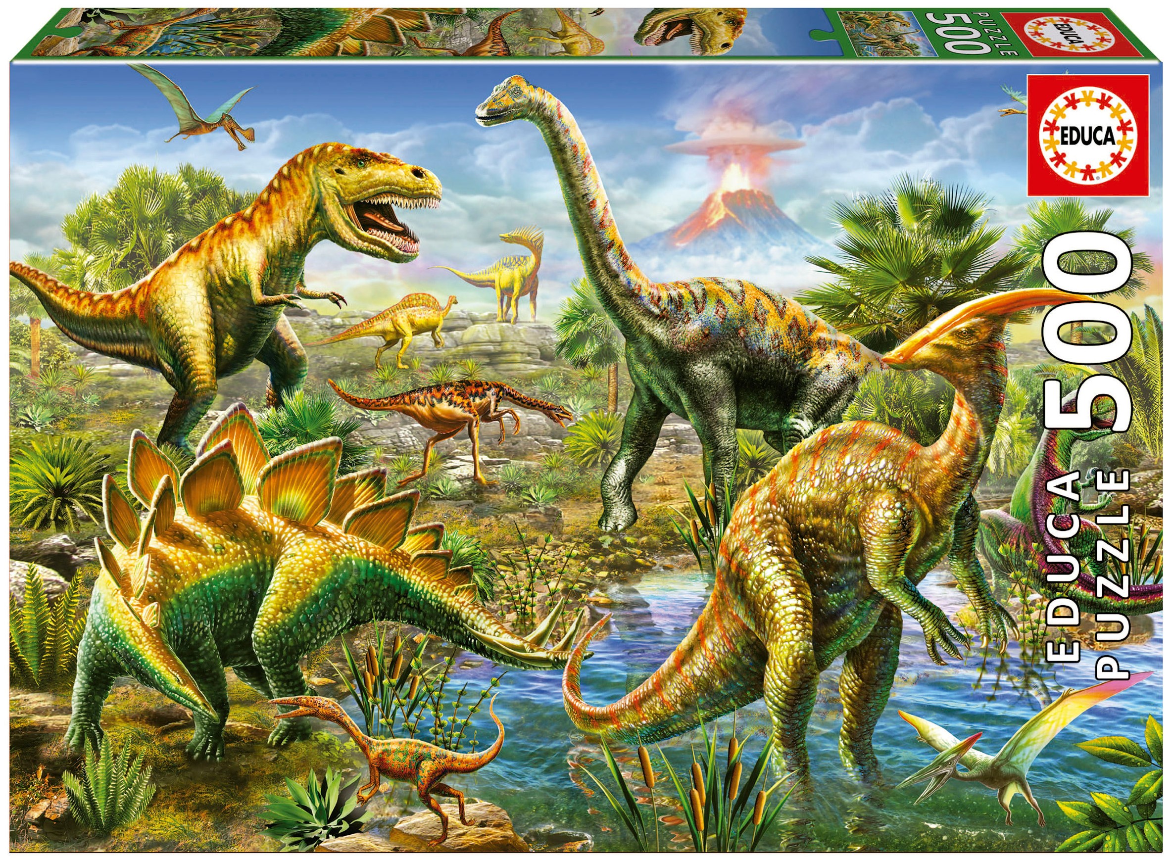 Puzzle Educa din 500 de piese - Jurasic