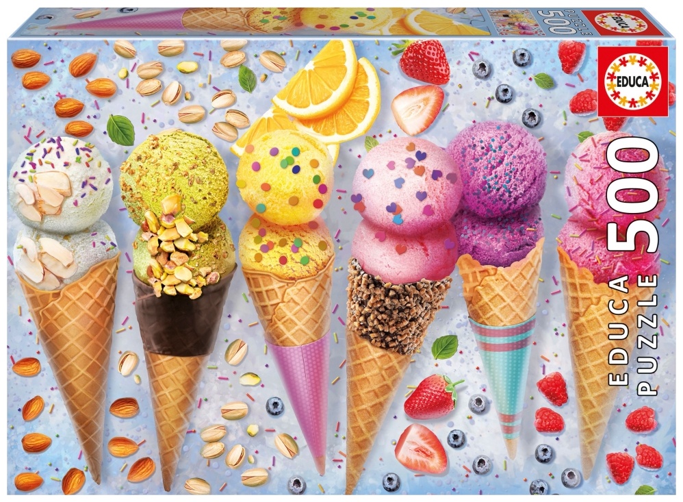 Puzzle Educa din 500 piese - Înghețate