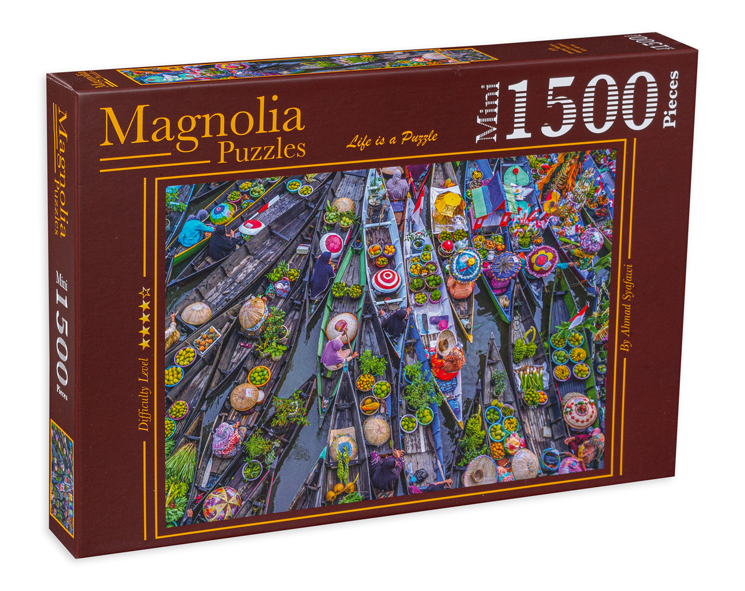 Puzzle Magnolia din 1500 de piese - Piata