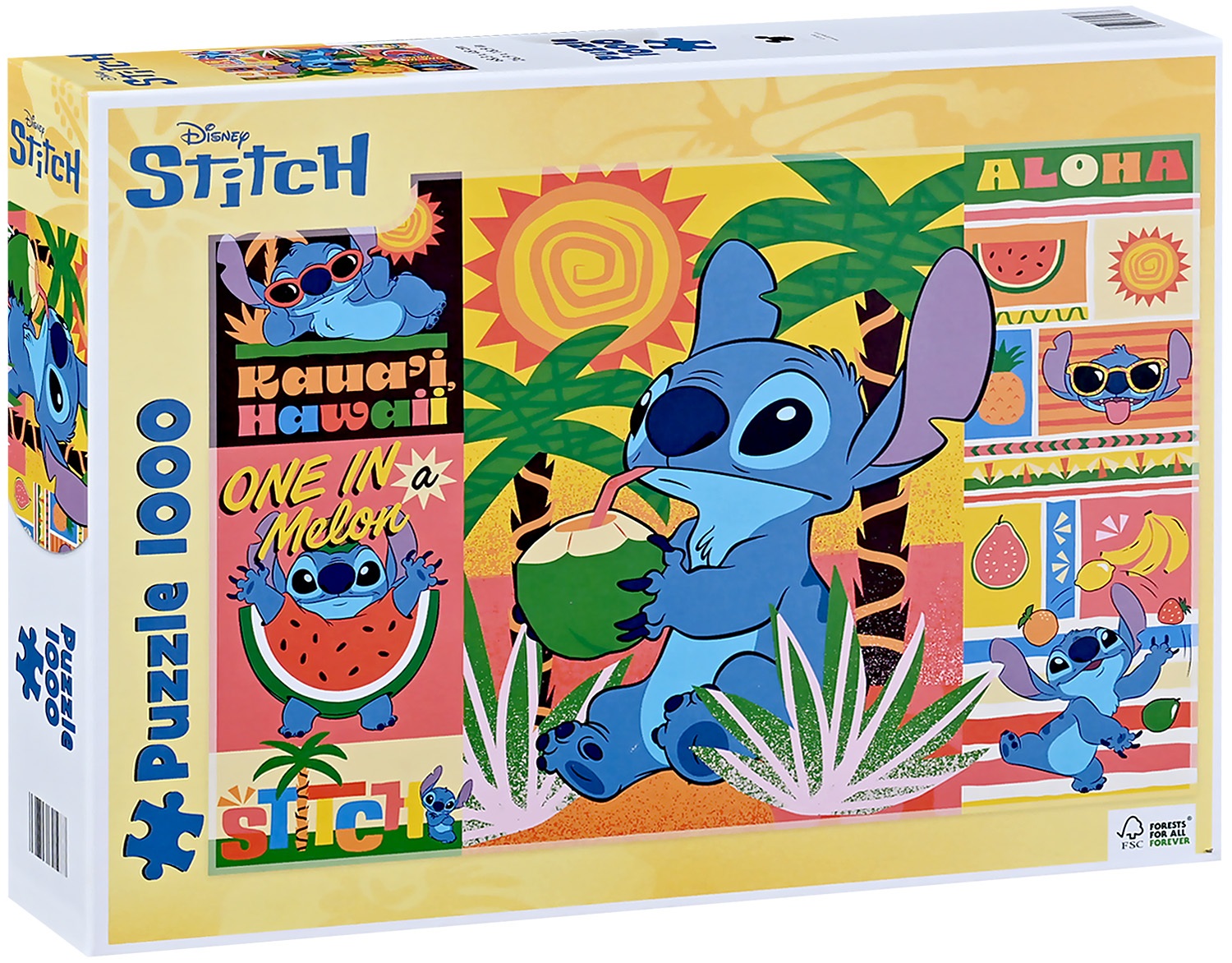 Puzzle Trefl din 1000 de piese - Stitch