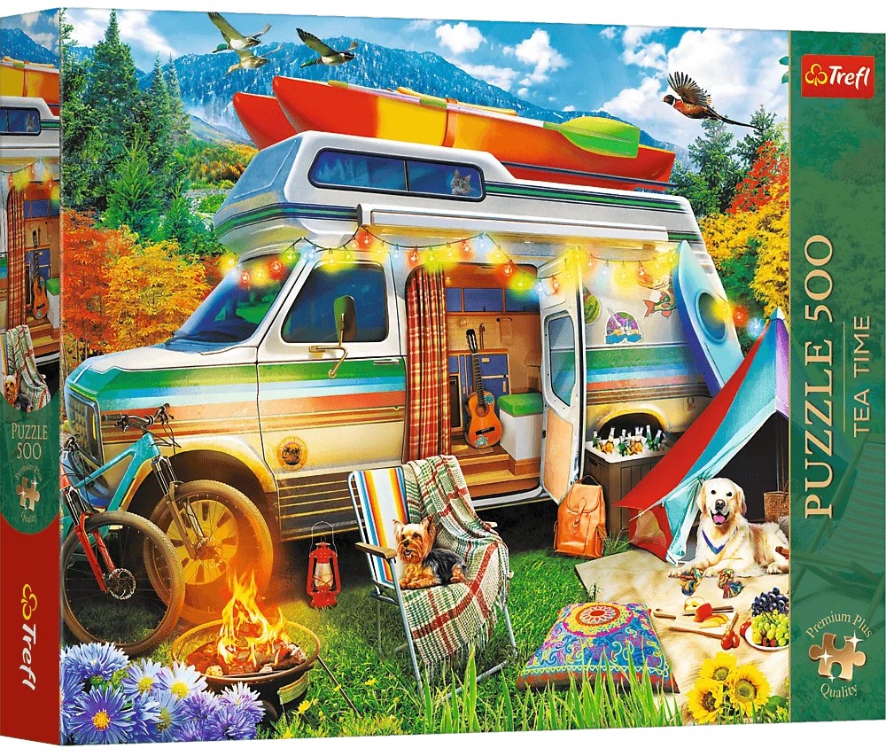 Puzzle Trefl din  500 piese - Rulotă