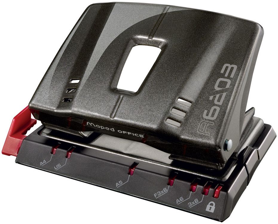 Perforator Maped - Advanced Metal, 20 - 25 coli, grafit