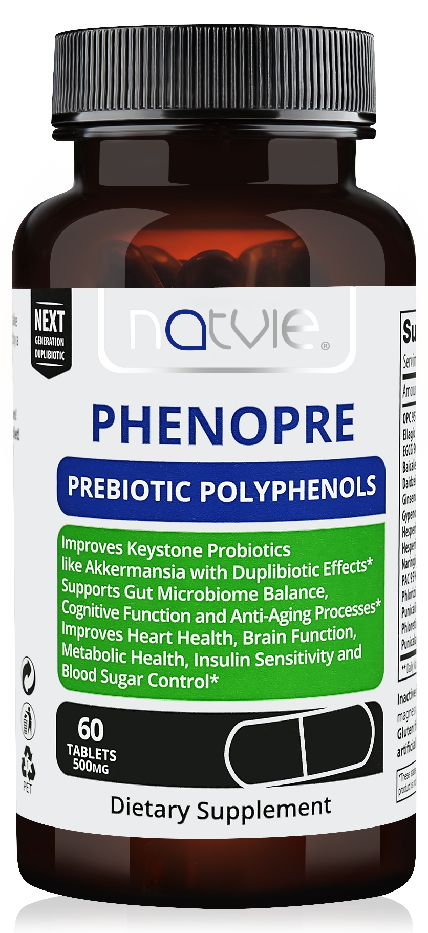 Phenopre, 500 mg, 60 comprimate, Natvie