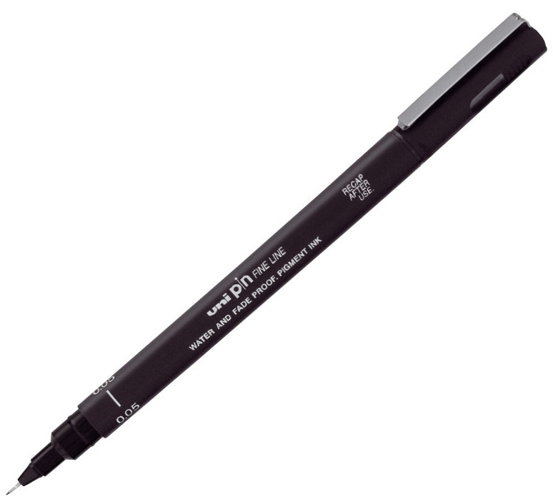 Liner Uniball Pin Fine – Negru, 0.05 mm