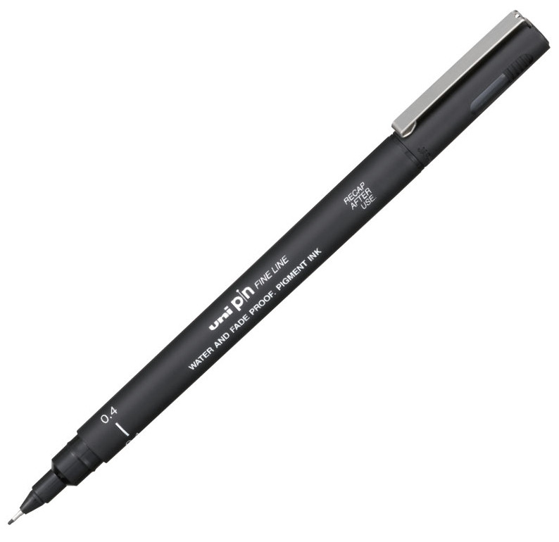 Liner Uniball Pin Fine – Negru, 0.04 mm
