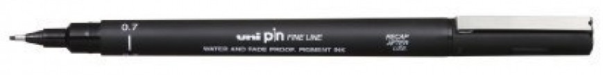 Liner Uniball Pin Fine – Negru, 0.7 mm