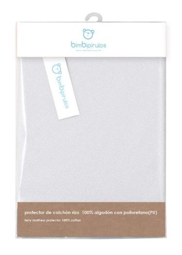Protector pentru saltea Bimbidreams - Basics, 70 x 140 cm, White