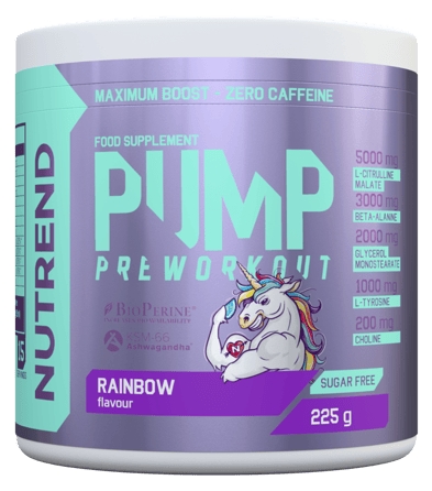 Pump, rainbow, 225 g, Nutrend