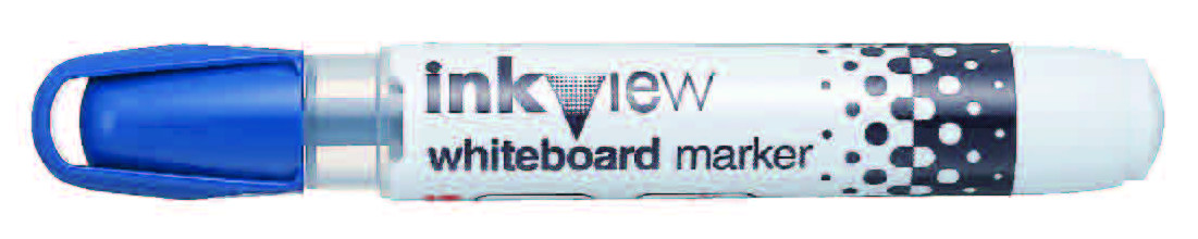 Marker pentru tabla alba pe baza de apa Uniball Inkview - Albastru