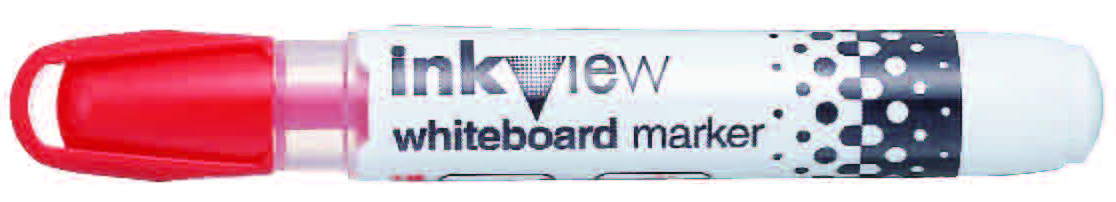 Marker pentru tabla alba pe baza de apa Uniball Inkview - Rosu