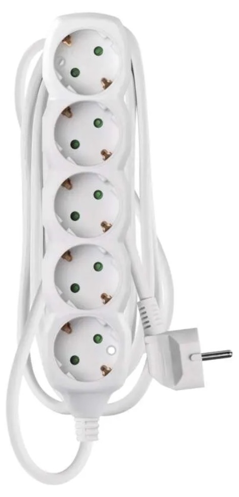 Prelungitor Emos - P0523R, 5 prize , 3 m, alb