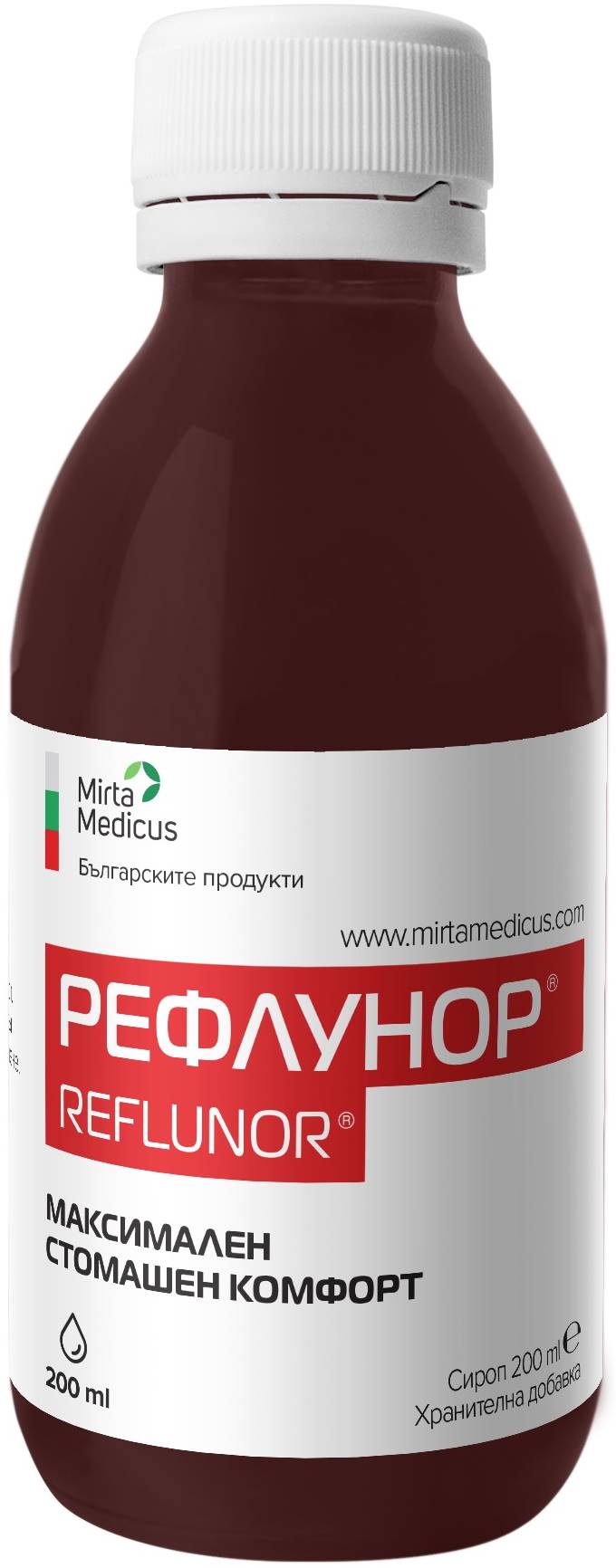 Sirop Reflunor, 200 ml, Mirta Medicus