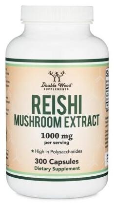 Extract de ciupercă Reishi, 300 capsule, Double Wood
