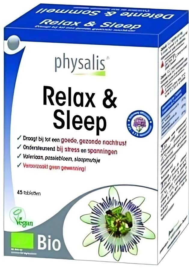 Relax & Sleep, 45 tablete, Physalis