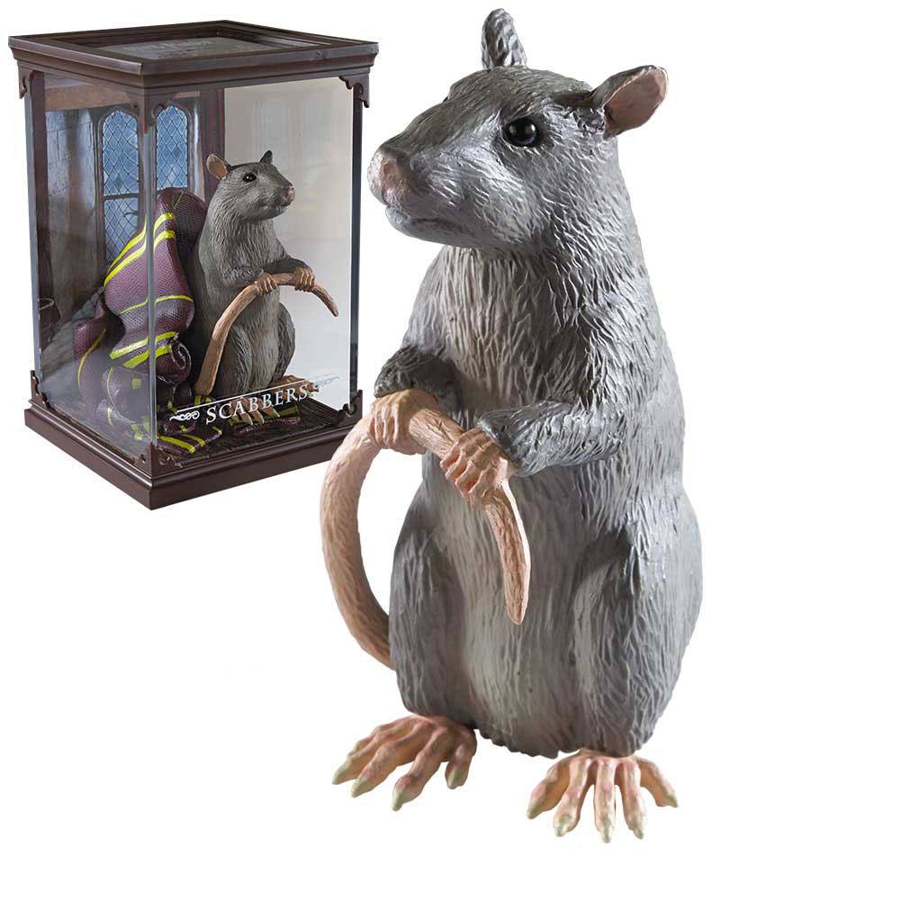 Statuetă The Noble Collection Movies: Harry Potter - Scabbers (Magical Creatures), 13 cm