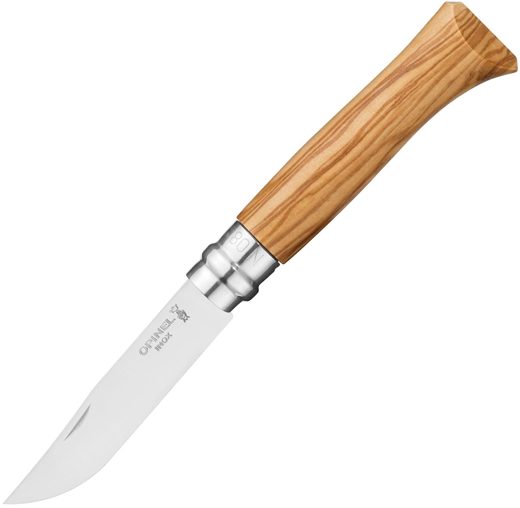 Cuțit pliabil Opinel Luxe - №8, măslin
