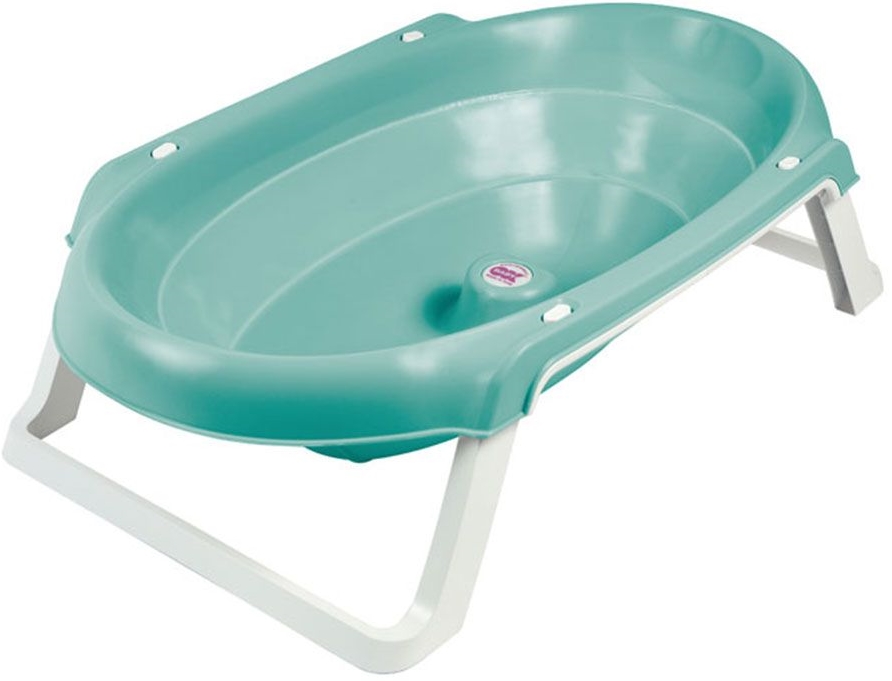 Cadă pliabilă OK Baby - Onda, 81 cm, turcoaz