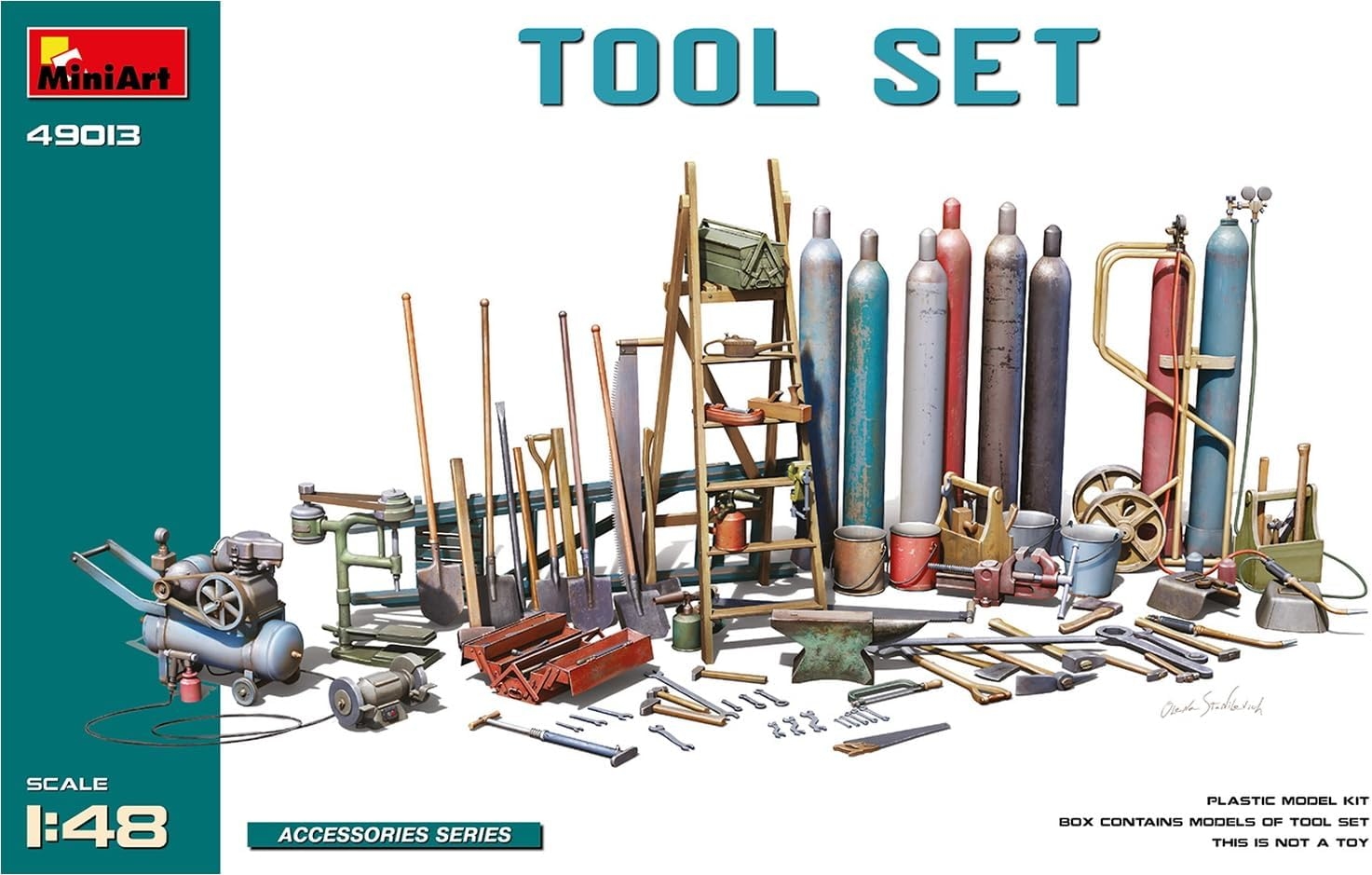 Model de asamblat MiniArt Contemporan - Set de scule