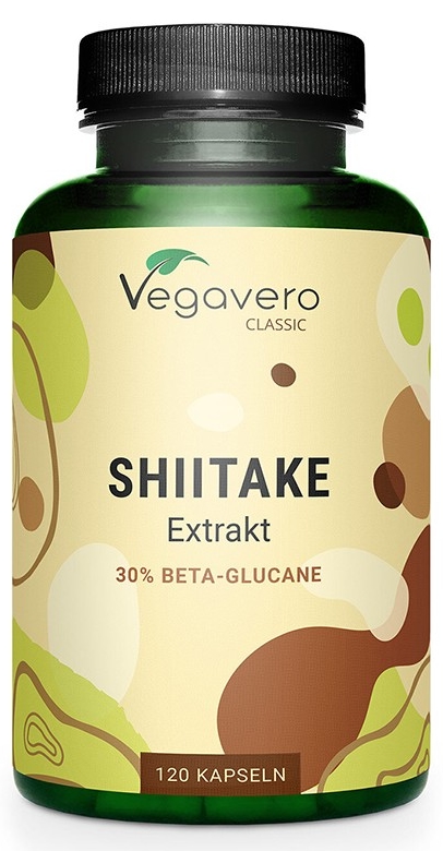 Shiitake, 750 mg, 120 capsule, Vegavero