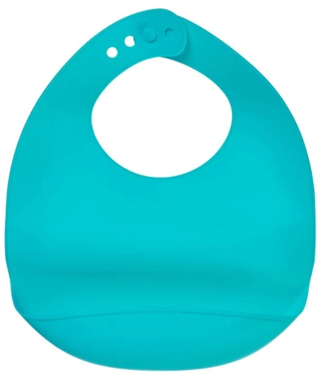 Bavetă din silicon Vital Baby - verde
