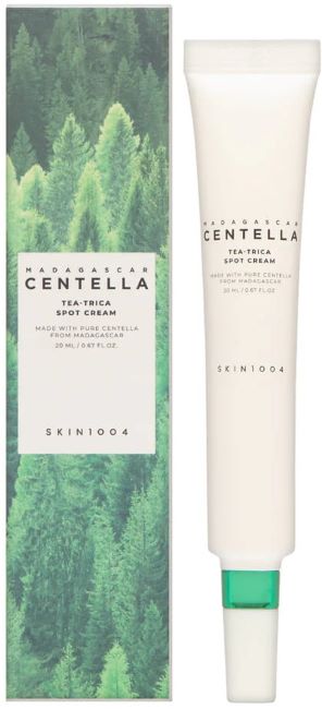 Skin 1004 Madagascar Centella Tea-Trica Cremă pentru tratamentul topic al coșurilor, 20 ml