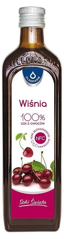 Suc de vișine, 490 ml, Oleofarm