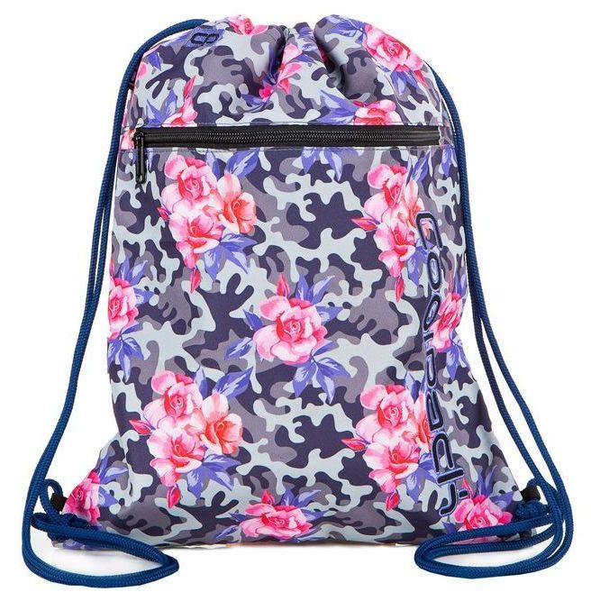 Cool Pack Vert - geantă sport Camo Roses, cu fermoar