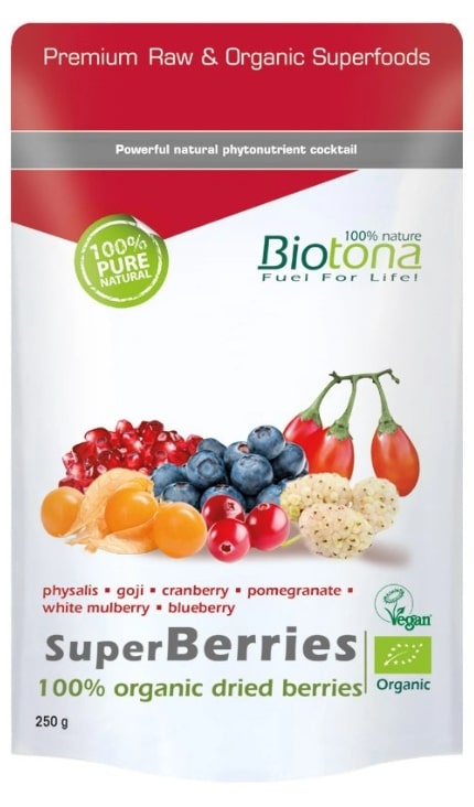 SuperBerries, 250 g, Biotona