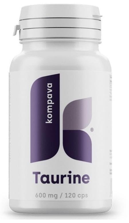 Taurine, 600 mg, 120 capsule, Kompava