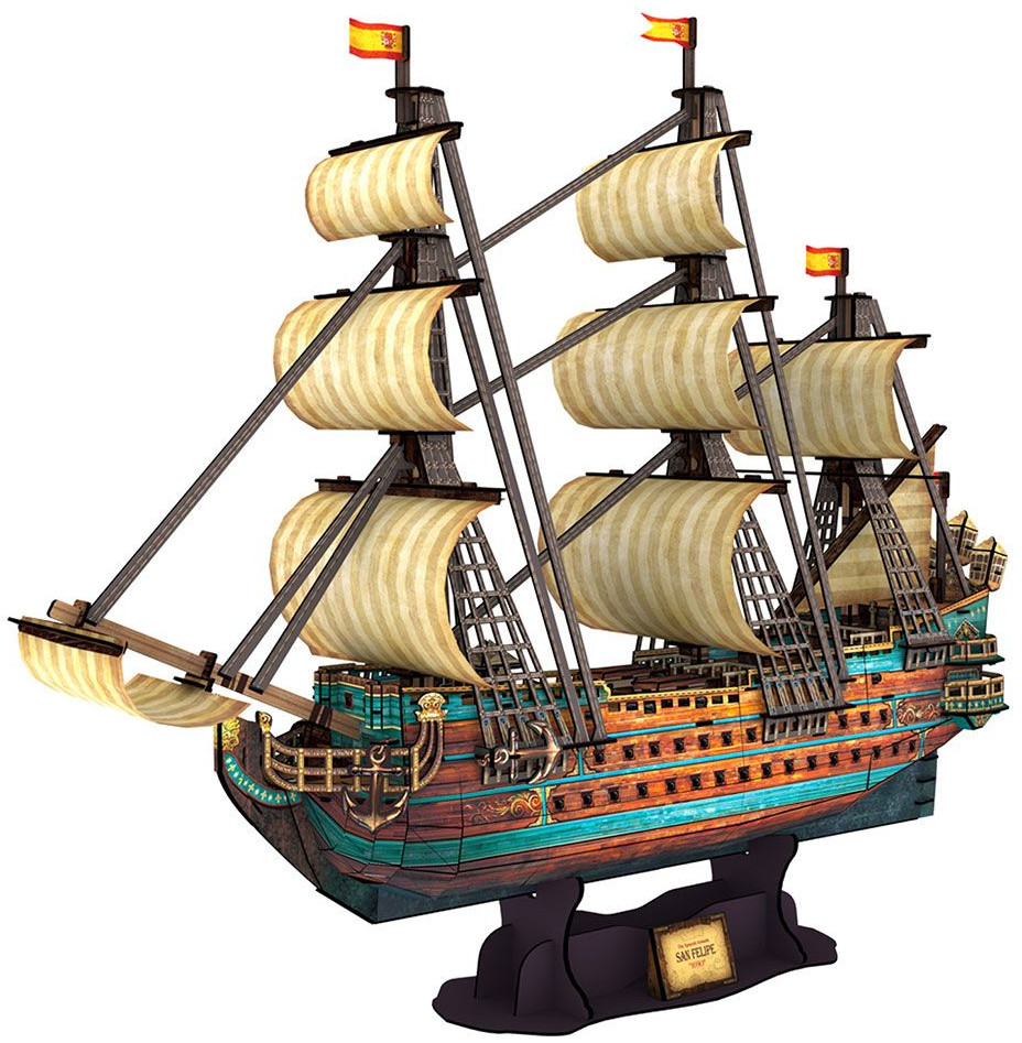 Puzzle 3D Cubic Fun de 248 piese - The San Felipe