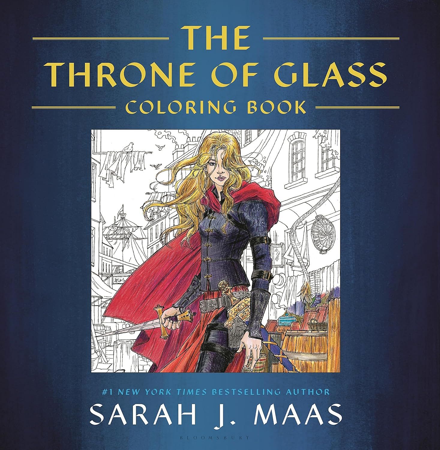 The Throne of Glass: Colouring Book