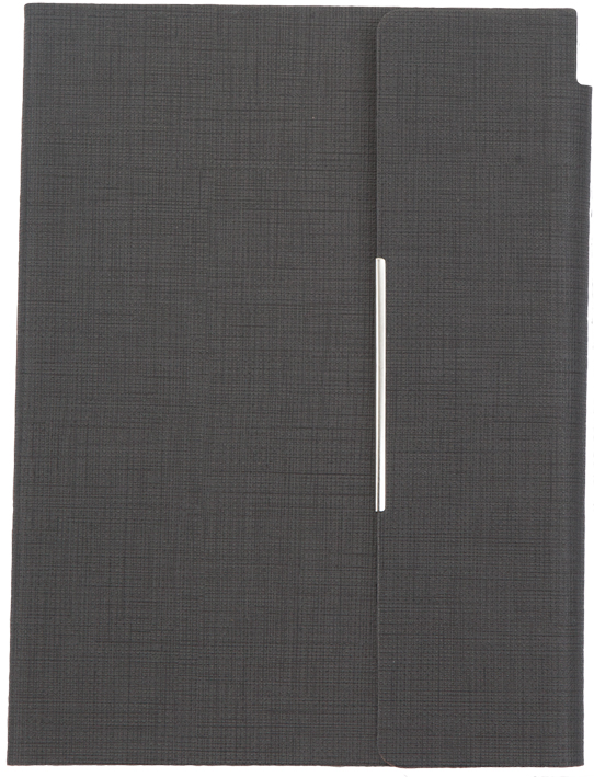 Agenda din piele cu capac magnetic Trend A5 - Grafit