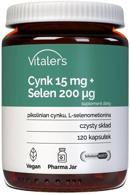 Zinc + Seleniu, 120 capsule, Vitaler's