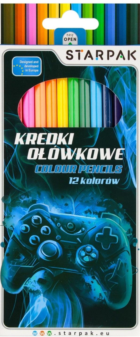 Creioane colorate Starpak Pad - 12 buc