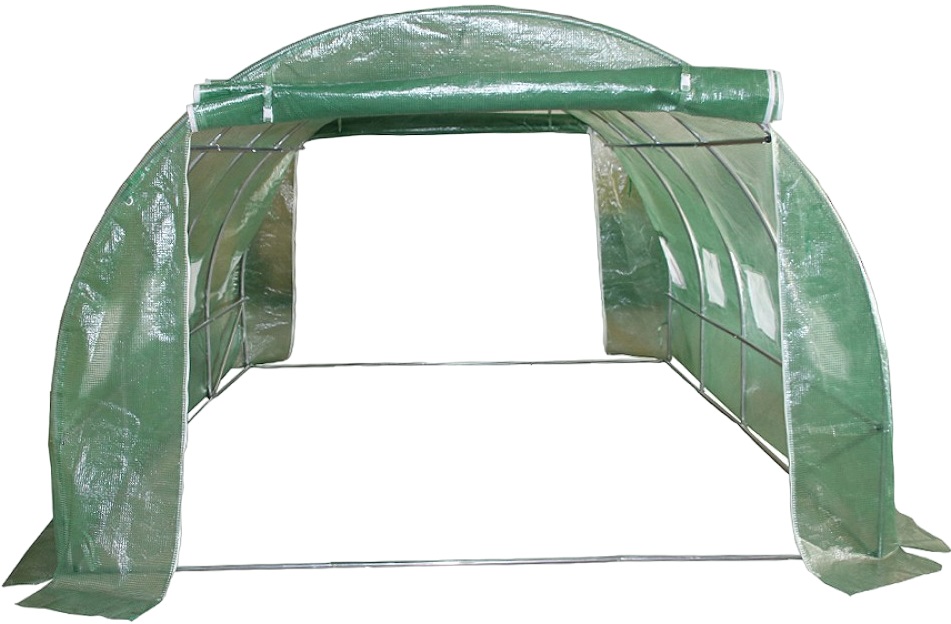 Seră tunel cu 2 uși Herly - 45437, 4 x 3 x 2 m, 8 ferestre