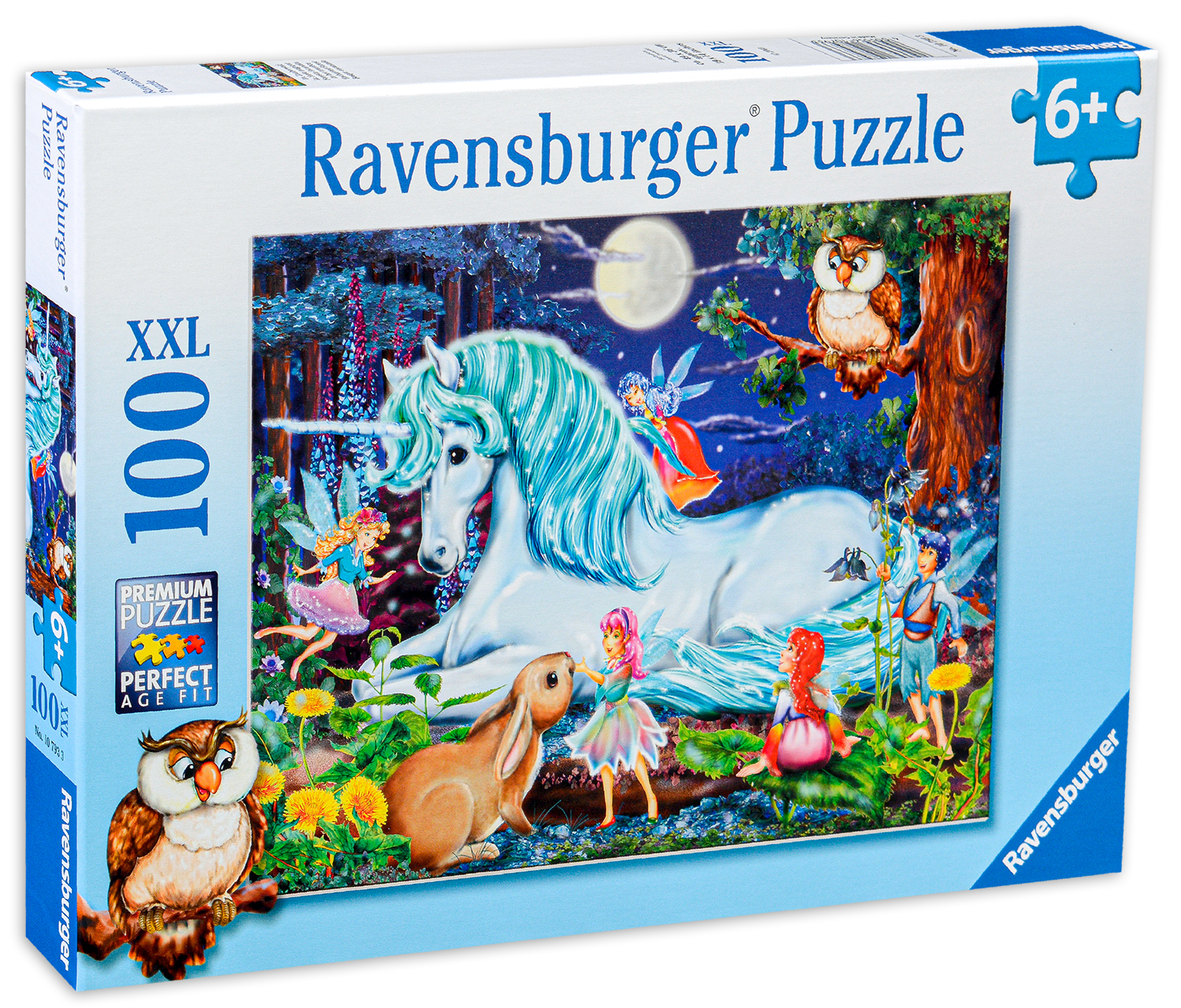 Puzzle Ravensburger din 100 XXL de piese - Padurea fermecata