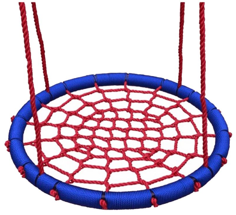 Leagan rotund Woody - Rosu, 100 cm