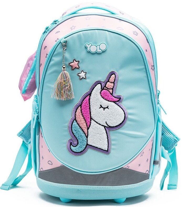 Ghiozdan YOLO Unicorn -  3 compartimente