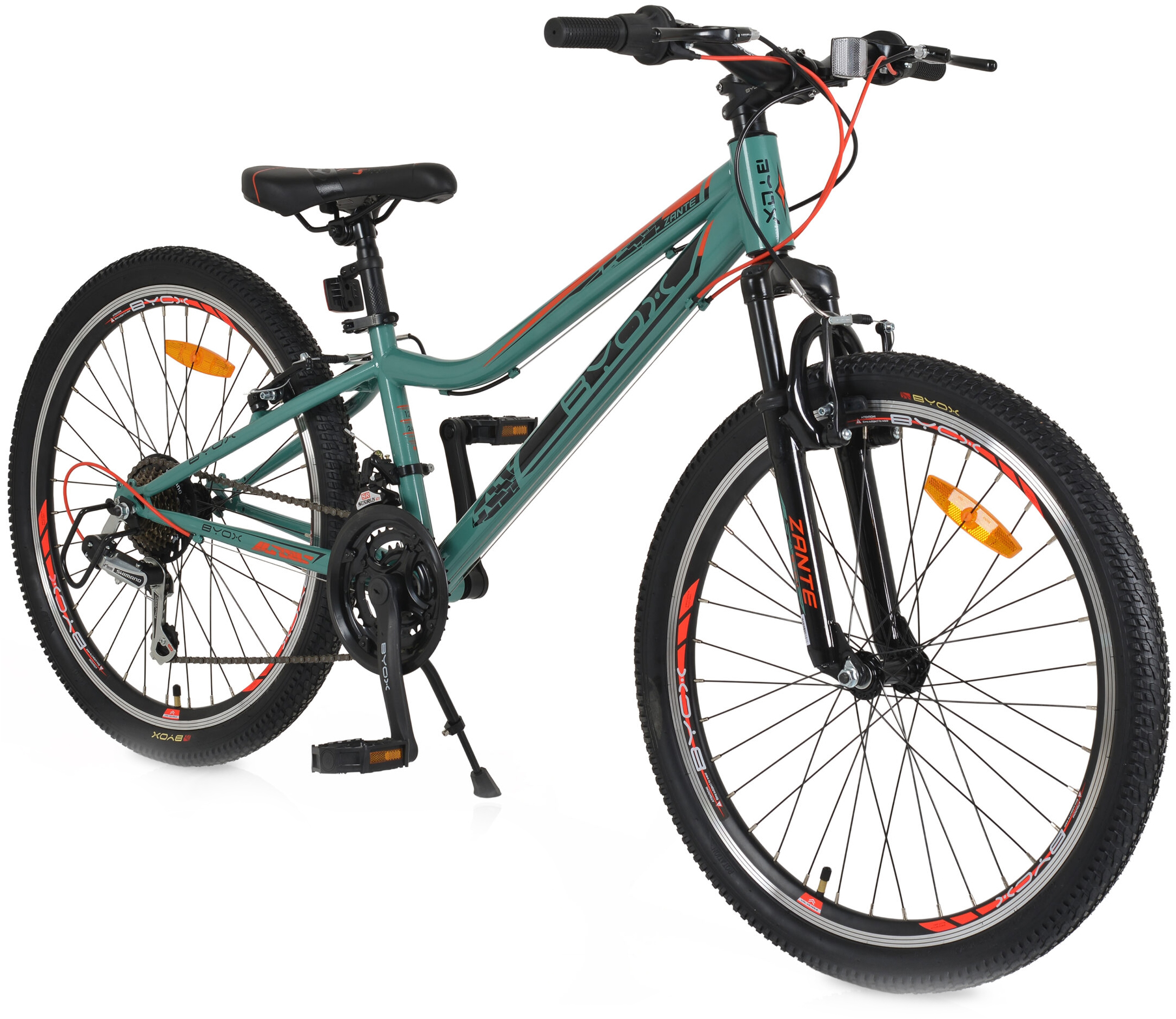 Bicicletă Byox - Zante, 24'', verde