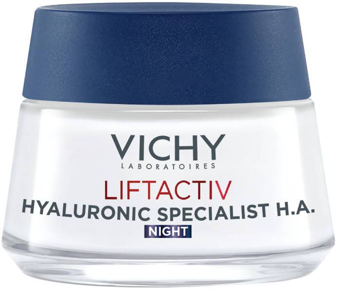 Vichy Liftactiv Cremă de față de noapte Hyaluronic Specialist H.A, 50 ml