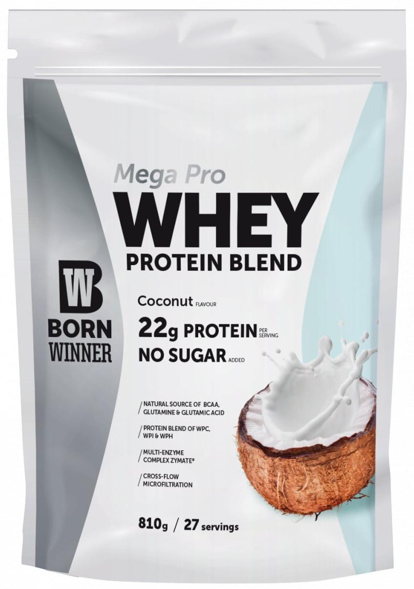 Whey Protein Blend, cocos, 810 g, Born Winner