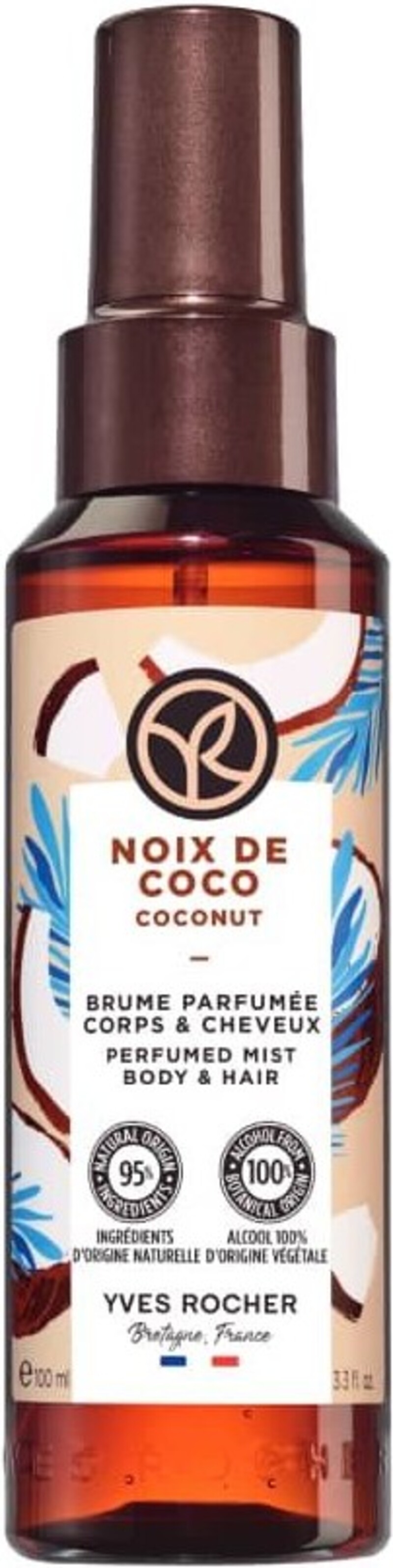 Yves Rocher Bain Nature Mist, cocos, 100 ml